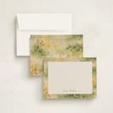 "Wildflower Meadow" - Personalized Stationery Cards in Spring by Holly Whitcomb - Assembled