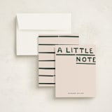 "A Little Note" - Personalized Stationery Cards in Ash by Sumak Studio - Assembled