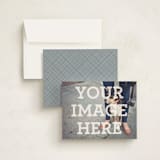 "Portrait" - Personalized Stationery Cards in White by Minted - Assembled