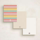 "Cheerful" - Personalized Stationery Cards in Buttercup by Jessica Williams - Back of Card Options