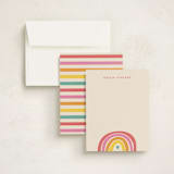"Cheerful" - Personalized Stationery Cards in Buttercup by Jessica Williams - Assembled