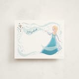 "Frozen Snow Sparkles" - Personalized Stationery Cards in Snow by curiouszhi - Front