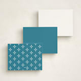 "Frozen Snow Sparkles" - Personalized Stationery Cards in Snow by curiouszhi - Back of Card Options