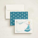 "Frozen Snow Sparkles" - Personalized Stationery Cards in Snow by curiouszhi - Assembled