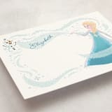 "Frozen Snow Sparkles" - Personalized Stationery Cards in Snow by curiouszhi - Detail