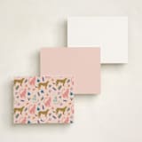 "Sweet tropical" - Personalized Stationery Cards in Flamingo by iamtanya - Back of Card Options