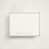 "Coastal" - Personalized Stationery Cards in Sky by letterfix - Front