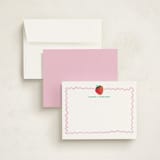 "Sweet Berry" - Personalized Stationery Cards in Bubblegum by Erika Firm - Assembled