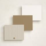 "Formal" - Personalized Stationery Cards in Diamond by Jenna Holcomb - Back of Card Options