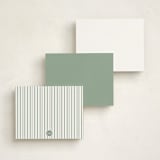 "Safari Giraffe" - Personalized Stationery Cards in Palm by Jenna Holcomb - Back of Card Options