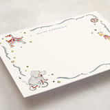 "Circus" - Personalized Stationery Cards in Sky by Pati Cascino - Detail