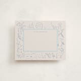 "My Fantastic World Suite" - Personalized Stationery Cards in Navy by Paloma Morand Monteil - Front