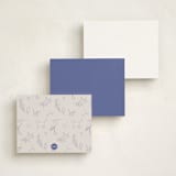 "My Fantastic World Suite" - Personalized Stationery Cards in Navy by Paloma Morand Monteil - Back of Card Options