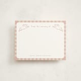 "Flying Bunny" - Personalized Stationery Cards in Petal by Zani van Zyl - Front