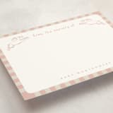 "Flying Bunny" - Personalized Stationery Cards in Petal by Zani van Zyl - Detail
