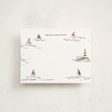"Vespucci" - Personalized Stationery Cards in Pier by Pati Cascino - Front