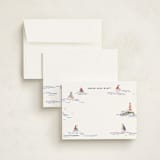 "Vespucci" - Personalized Stationery Cards in Pier by Pati Cascino - Assembled