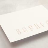 "floral" - Personalized Stationery Cards in Peach by Lori Wemple - Detail