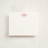 "Madison" - Personalized Stationery Cards in Sienna by Jennifer Lew - Front
