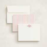 "Madison" - Personalized Stationery Cards in Sienna by Jennifer Lew - Assembled