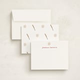 "Sportsy Baseball" - Personalized Stationery Cards in Ice by Teju Reval - Assembled