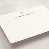 "Sportsy Baseball" - Personalized Stationery Cards in Ice by Teju Reval - Detail