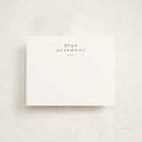 "Softspoken" - Personalized Stationery Cards in Cloud by Sara Hicks Malone - Front