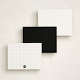 "Softspoken" - Personalized Stationery Cards in Cloud by Sara Hicks Malone - Back of Card Options
