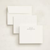 "Softspoken" - Personalized Stationery Cards in Cloud by Sara Hicks Malone - Assembled