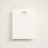 "Fern" - Personalized Stationery Cards in Coal by Brianne Larsen - Front