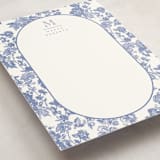 "Toile" - Personalized Stationery Cards in Provincial by Jenna Holcomb - Detail