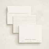 "Record" - Personalized Stationery Cards in Topaz by Alexandra Cohn - Assembled