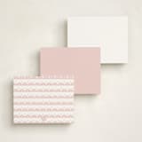 "Southern Charm" - Personalized Stationery Cards in Blush by Shirley Lin Schneider - Back of Card Options