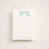 "Delicately" - Personalized Stationery Cards in Robins Egg by Paper Raven Co. - Front