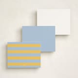 "August" - Personalized Stationery Cards in Sky by Nicoletta Savod - Back of Card Options