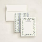 "Camilla" - Personalized Stationery Cards in Cornflower by Sarah Knight - Assembled