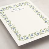 "Camilla" - Personalized Stationery Cards in Cornflower by Sarah Knight - Detail