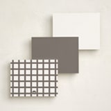 "iconic nyc" - Personalized Stationery Cards in Haze by Sarah Curry - Back of Card Options