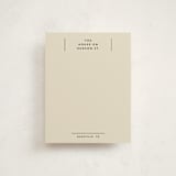 "Hudson" - Personalized Stationery Cards in Vanilla by Kelly Watkins - Front
