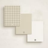 "Hudson" - Personalized Stationery Cards in Vanilla by Kelly Watkins - Back of Card Options