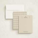 "Hudson" - Personalized Stationery Cards in Vanilla by Kelly Watkins - Assembled
