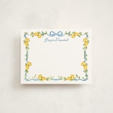 "Limoncello" - Personalized Stationery Cards in Lemon by Petra Kern - Front