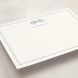 "Pedal Press" - Personalized Stationery Cards in Sky by Pinky Diamond Studio - Detail