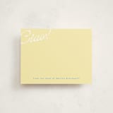"Ciao" - Personalized Stationery Cards in Limoncello by Tamara Hilje - Front
