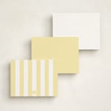 "Ciao" - Personalized Stationery Cards in Limoncello by Tamara Hilje - Back of Card Options
