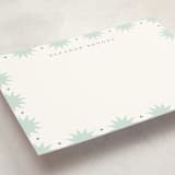 "Daydreaming" - Personalized Stationery Cards in Ocean by Alston Foster - Detail