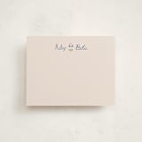 "Tini Bikini" - Personalized Stationery Cards in Denim by Aviva Atri - Front
