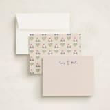 "Tini Bikini" - Personalized Stationery Cards in Denim by Aviva Atri - Assembled