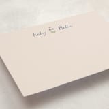 "Tini Bikini" - Personalized Stationery Cards in Denim by Aviva Atri - Detail