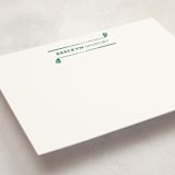 "On the Green" - Personalized Stationery Cards in Grass by Pinky Diamond Studio - Detail